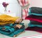 100% Cotton Quilt Batting – 60" x 60", 200GSM Thick Natural Cotton Batting, Soft & Fluffy Quilt Filling for Quilting, Sewing, Crafts & Wearable Art Projects (Throw Size)